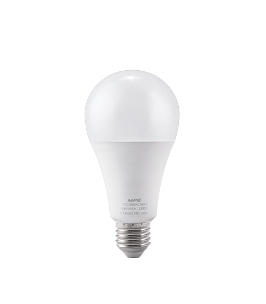 LED Bulb chống ẩm 12W ánh sáng vàng LBD3-12V LBD3-12V MPE