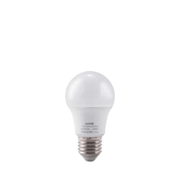 LED Bulb chống ẩm 3W ánh sáng trắng LBD3-3T LBD3-3T MPE