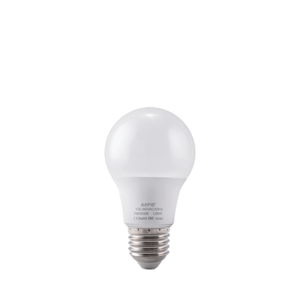 LED Bulb chống ẩm 7W ánh sáng vàng LBD3-7V LBD3-7V MPE