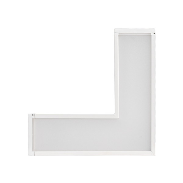 Phụ kiện thanh nối L thân màu trắng có đèn 8W ánh sáng trung tính dùng cho Seri LNC mã LLW-8N LLW-8N MPE