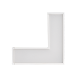 Phụ kiện thanh nối L thân màu trắng có đèn 8W ánh sáng trắng dùng cho Seri LNC mã LLW-8T LLW-8T MPE