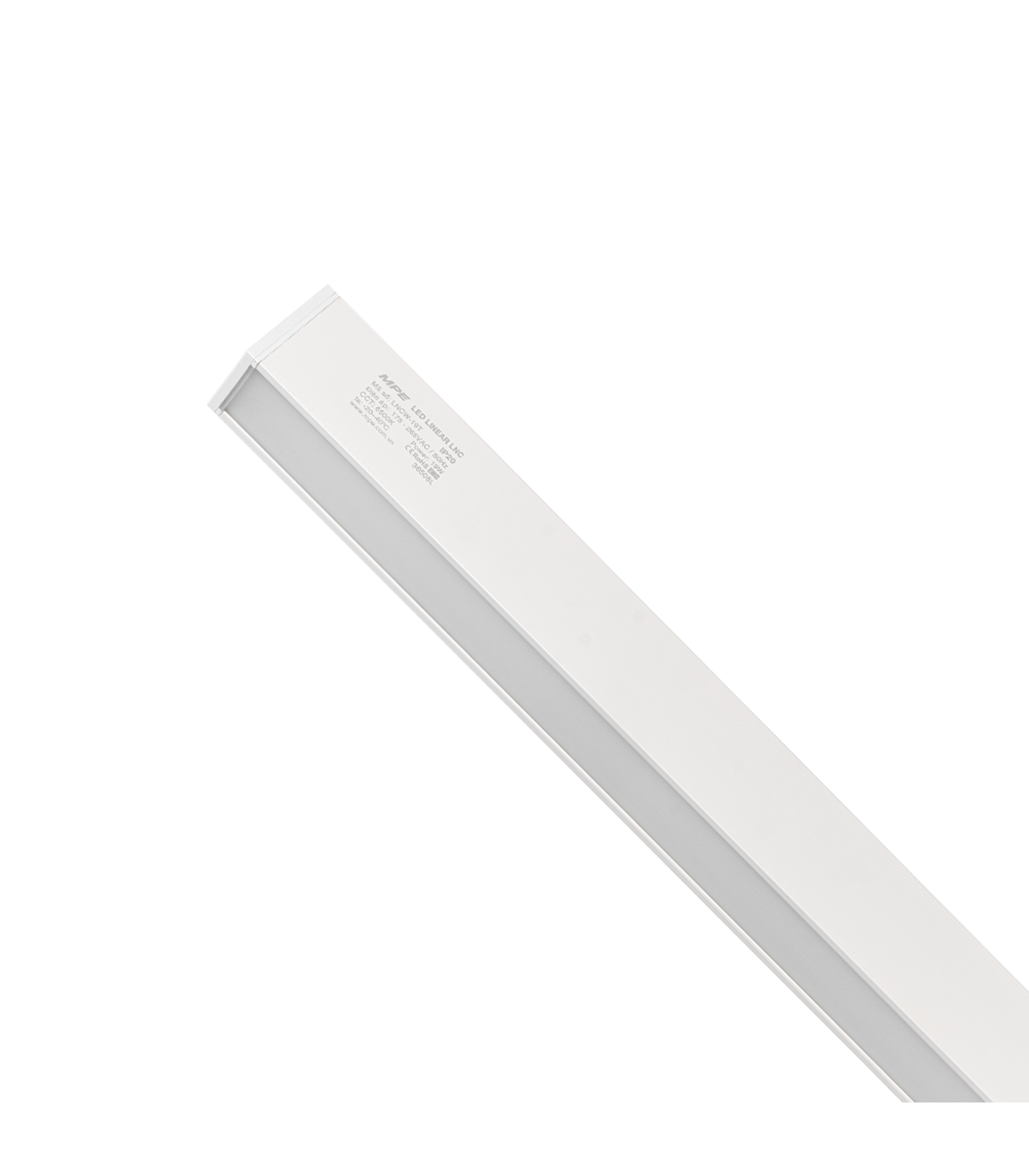 LNCW-19T-0-78 LED thanh điểm nối có đèn thân trắng 19W ánh sáng trắng LNCW-19T LNCW-19T MPE