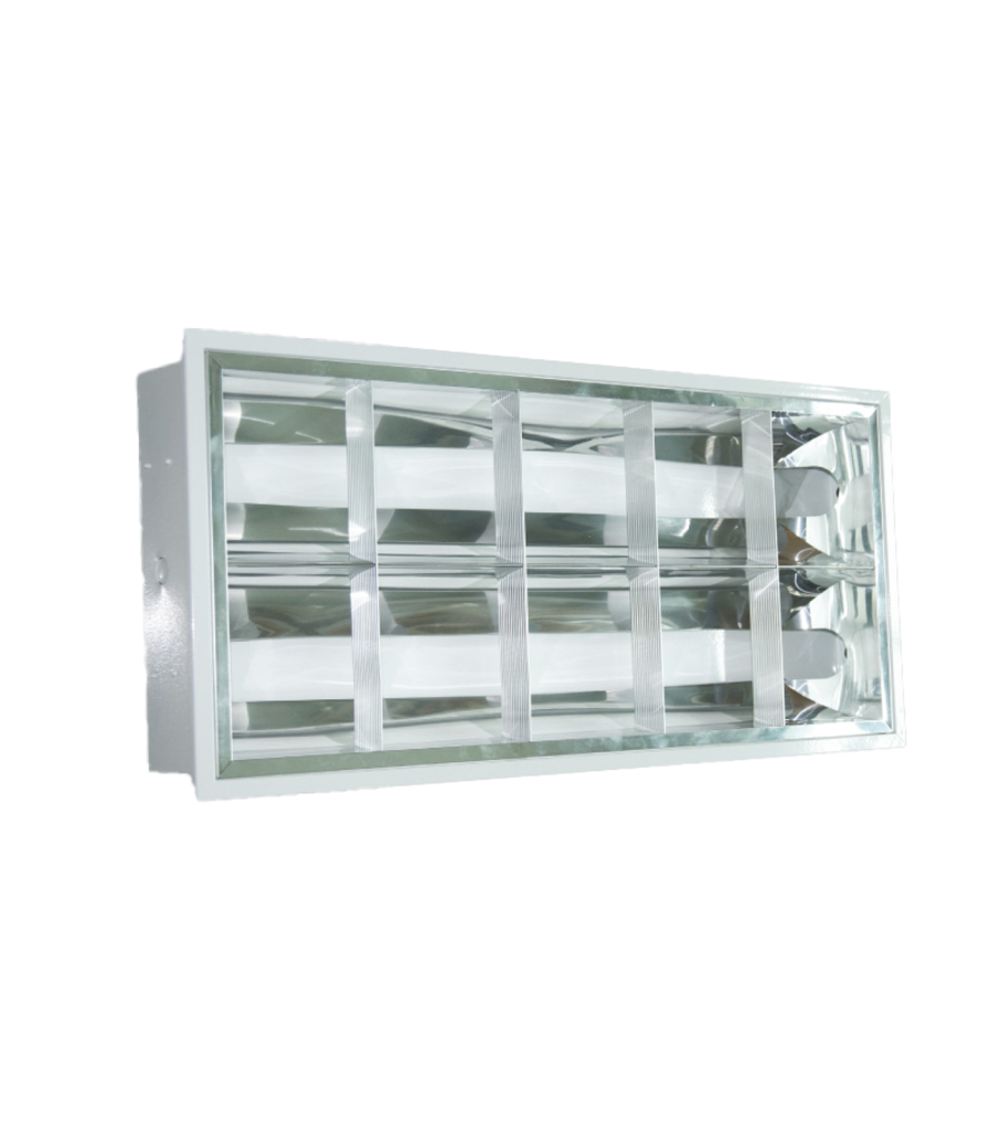Máng đèn xương cá âm trần 2 bóng 0.6m (không bao gồm bóng MAT 218 MPE