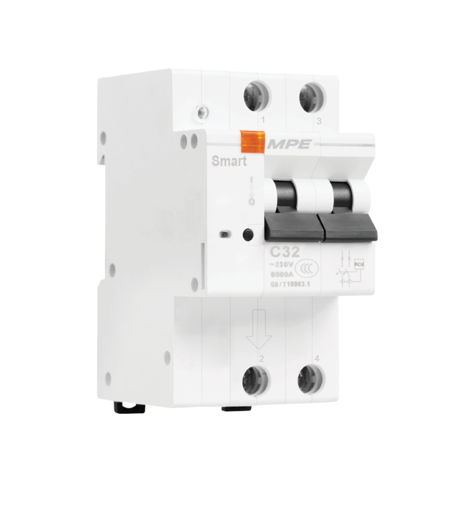 Cầu dao tự động thông minh MCBS 2 cực, 32A, 6kA mã MCBS-232 MCBS-232 MPE