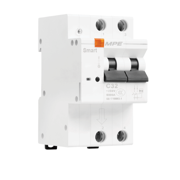 Cầu dao tự động thông minh MCBS 2 cực, 63A, 6kA mã MCBS-263 MCBS-263 MPE