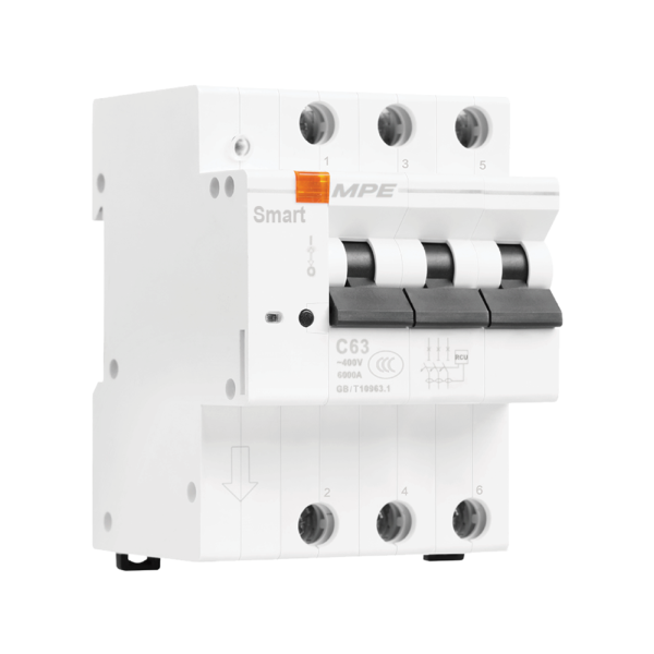 Cầu dao tự động thông minh MCBS 3 cực, 80A, 6kA mã MCBS-380 MCBS-380 MPE