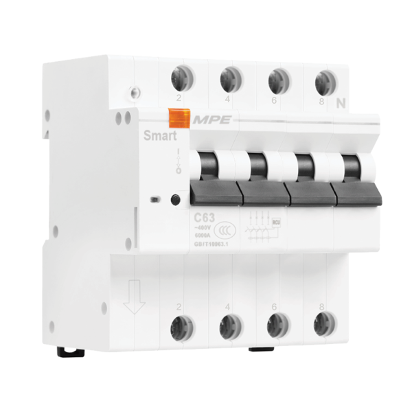 Cầu dao tự động thông minh MCBS 4 cực, 63A, 6kA mã MCBS-463 MCBS-463 MPE