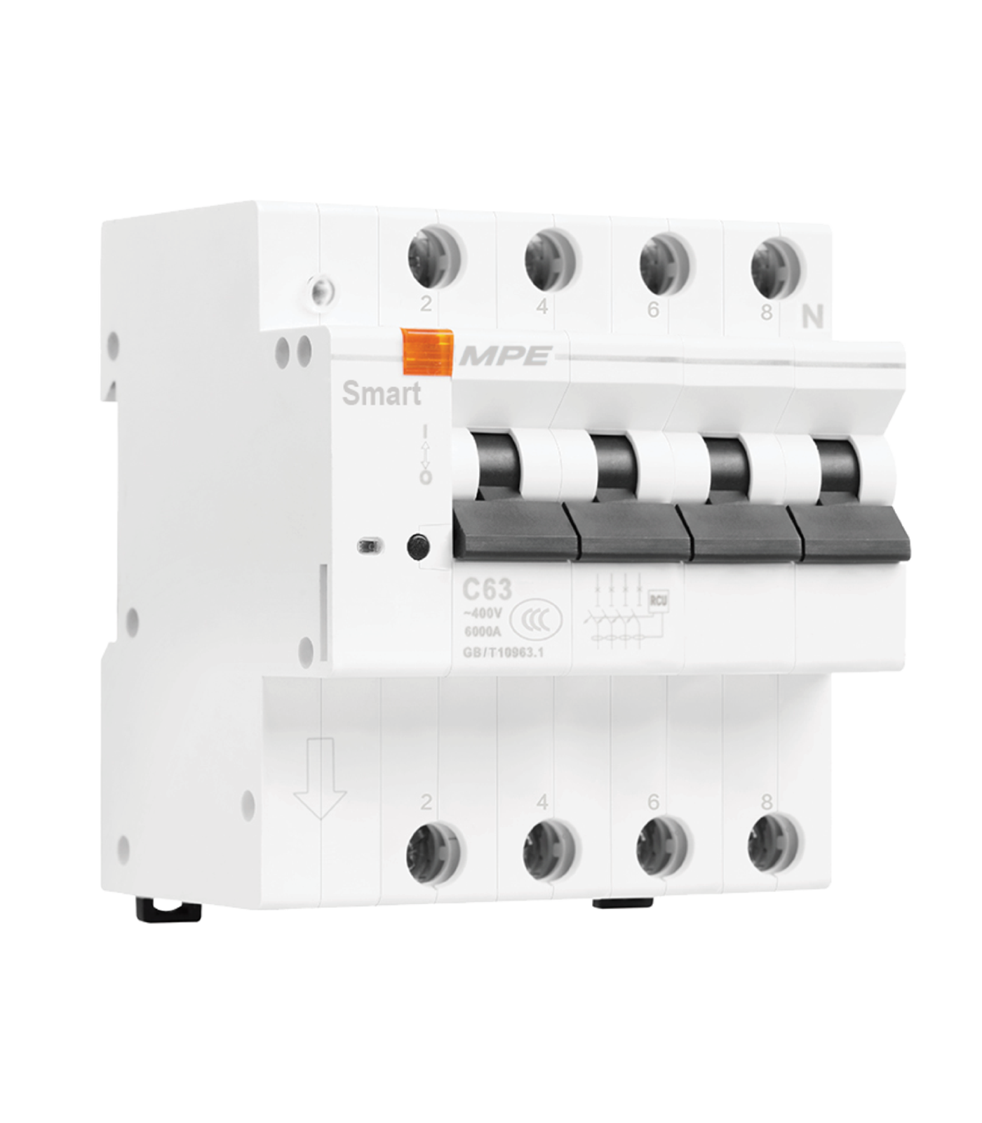 MCBS-480-0-78 Cầu dao tự động thông minh MCBS 4 cực, 80A, 6kA mã MCBS-480 MCBS-480 MPE