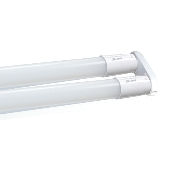 Bộ máng LED Tube thuỷ tinh 2x9W 0.6m ánh sáng vàng MGT8-210V MGT8-210V MPE