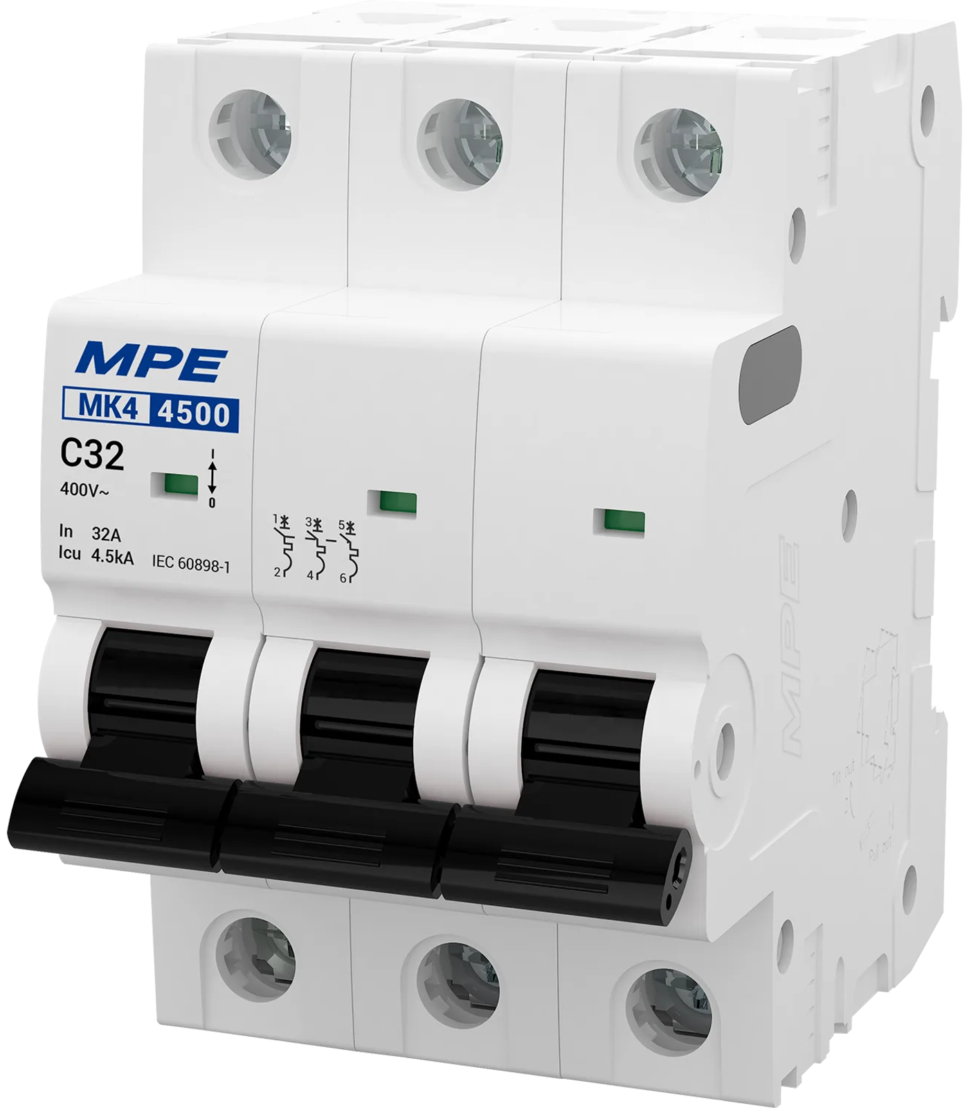 MK4-C316-0-78 Cầu dao tự động MK4 3 cực, 16A, 4.5kA mã MK4-C316 MK4-C316 MPE