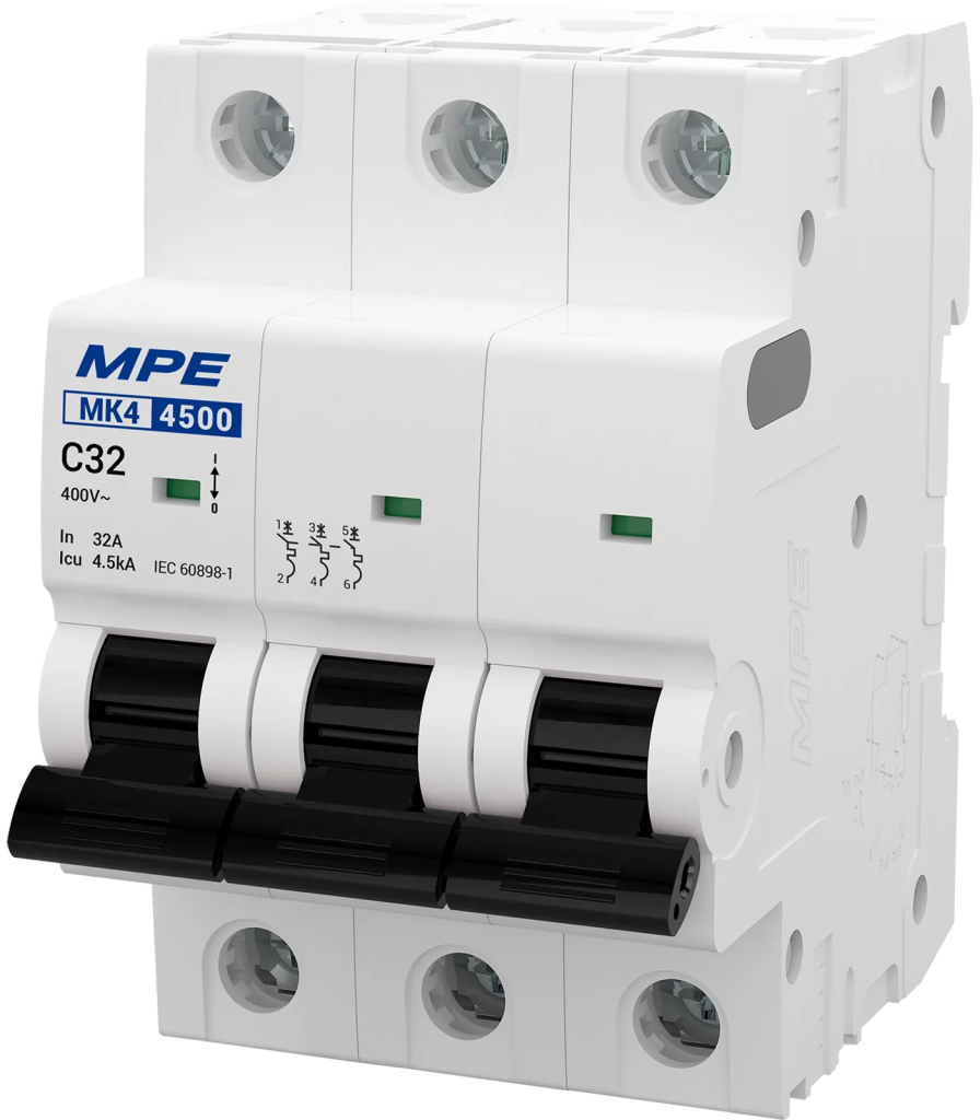 Cầu dao tự động MK4 3 cực, 25A, 4.5kA mã MK4-C325 MK4-C325 MPE