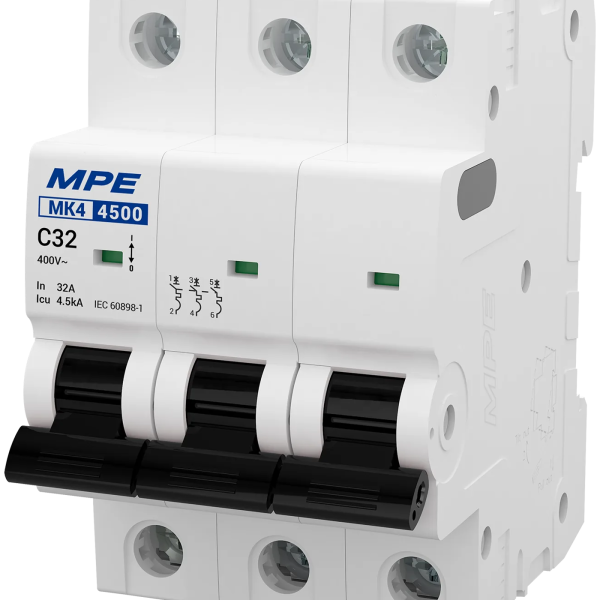 Cầu dao tự động MK4 3 cực, 63A, 4.5kA mã MK4-C363 MK4-C363 MPE