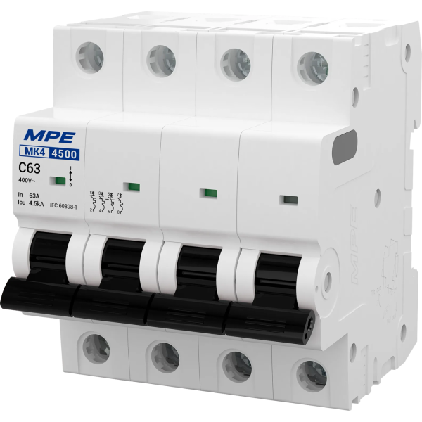 Cầu dao tự động MK4 4 cực, 50A, 4.5kA mã MK4-C450 MK4-C450 MPE