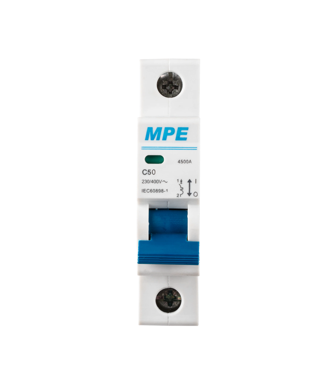 MP4-C150-0-78 Cầu dao tự động MCB 1 cực, 50A, 4.5kA mã MP4-C150 MP4-C150 MPE