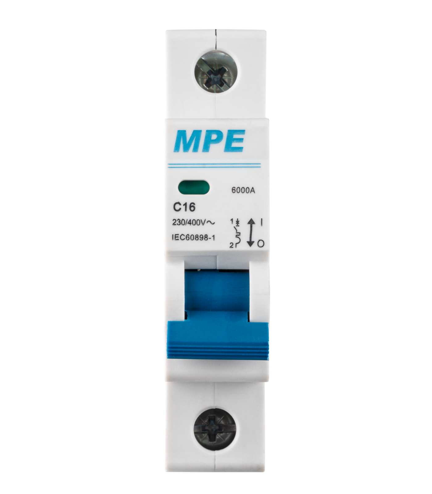 MP6-C116-0-78 Cầu dao tự động MCB 1 cực, 16A, 6kA mã MP6-C116 MP6-C116 MPE
