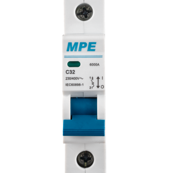 Cầu dao tự động MCB 1 cực, 32A, 6kA mã MP6-C132 MP6-C132 MPE