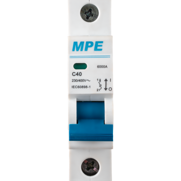 Cầu dao tự động MCB 1 cực, 40A, 6kA mã MP6-C140 MP6-C140 MPE