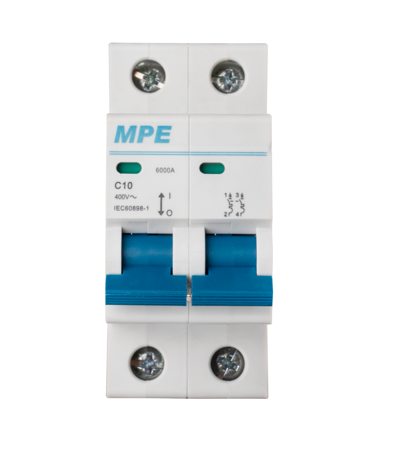 MP6-C210-0-78 Cầu dao tự động MCB 2 cực, 10A, 6kA mã MP6-C210 MP6-C210 MPE