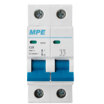 Cầu dao tự động MCB 2 cực, 20A, 6kA mã MP6-C220 MP6-C220 MPE