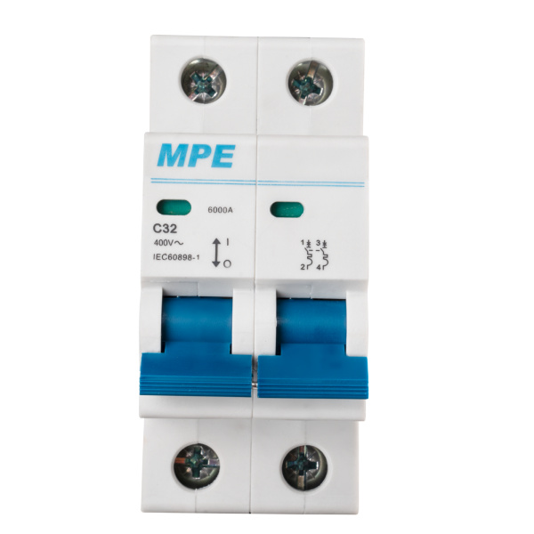 Cầu dao tự động MCB 2 cực, 32A, 6kA mã MP6-C232 MP6-C232 MPE