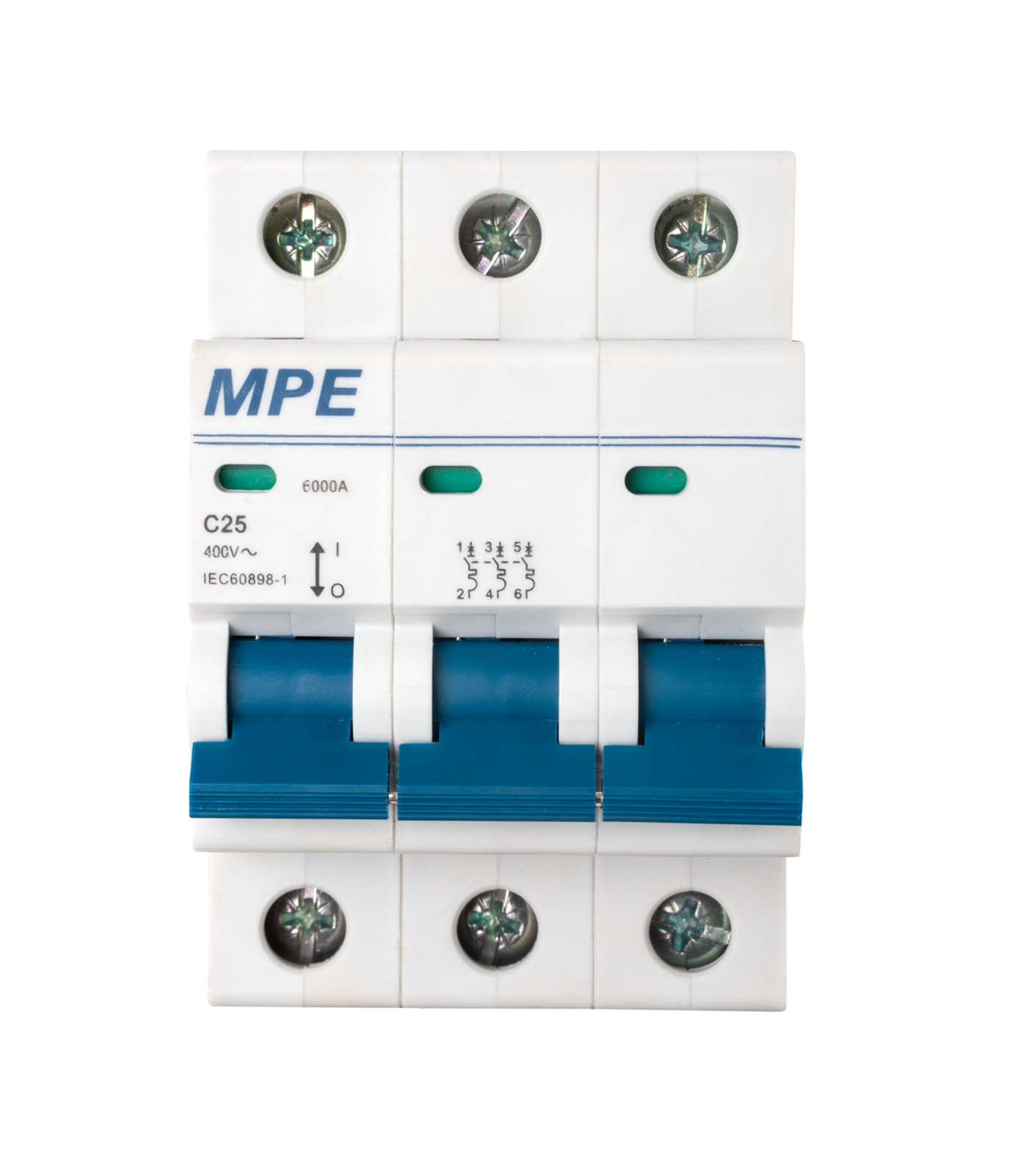 MP6-C325-0-78 Cầu dao tự động MCB 3 cực, 25A, 6kA mã MP6-C325 MP6-C325 MPE