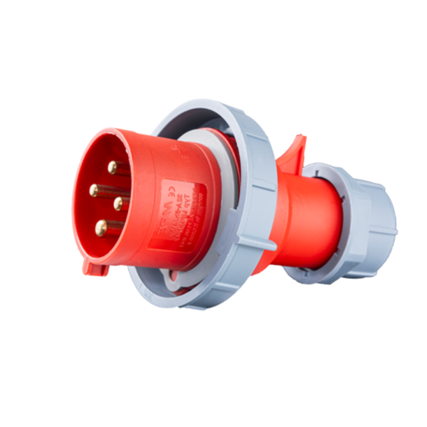 Phích cắm loại di động có kẹp giữ dây 4 cực, 32A, IP67 mã MPN-0242 MPN-0242 MPE