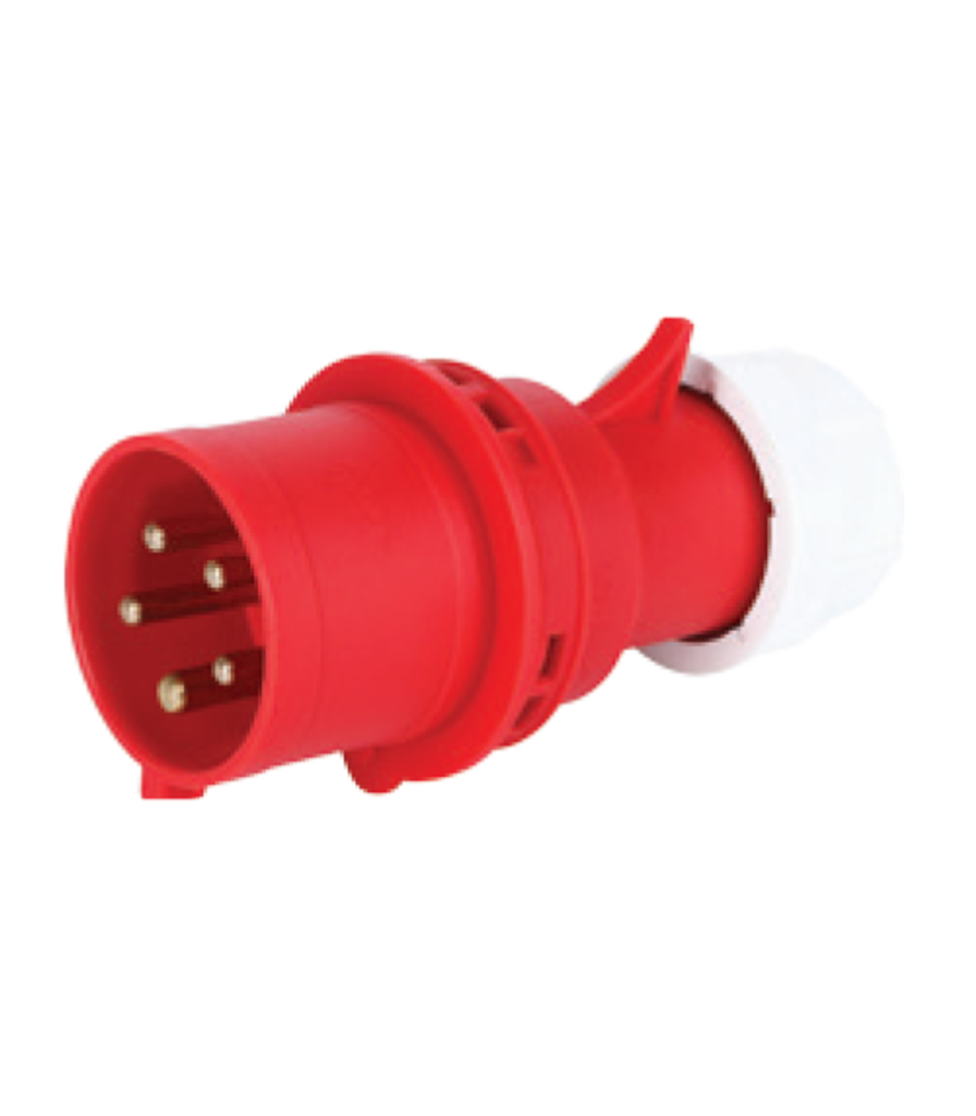 Phích cắm loại di động có kẹp giữ dây 5 cực, 32A, IP44 mã MPN-025 MPN-025 MPE