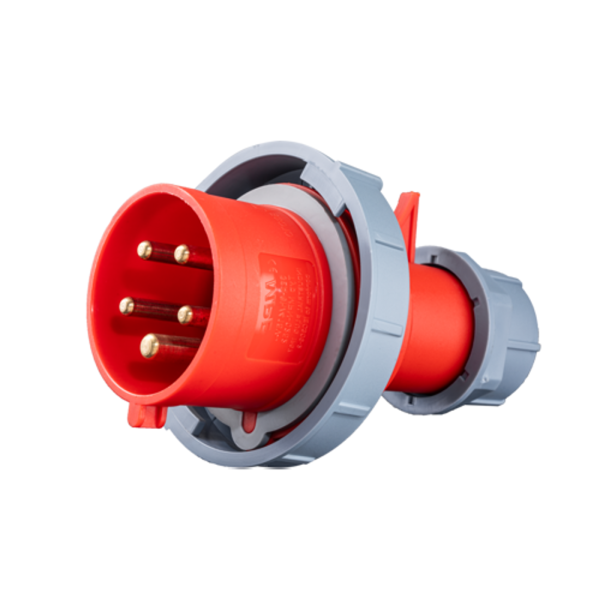 Phích cắm loại di động có kẹp giữ dây 5 cực, 32A, IP67 mã MPN-0252 MPN-0252 MPE