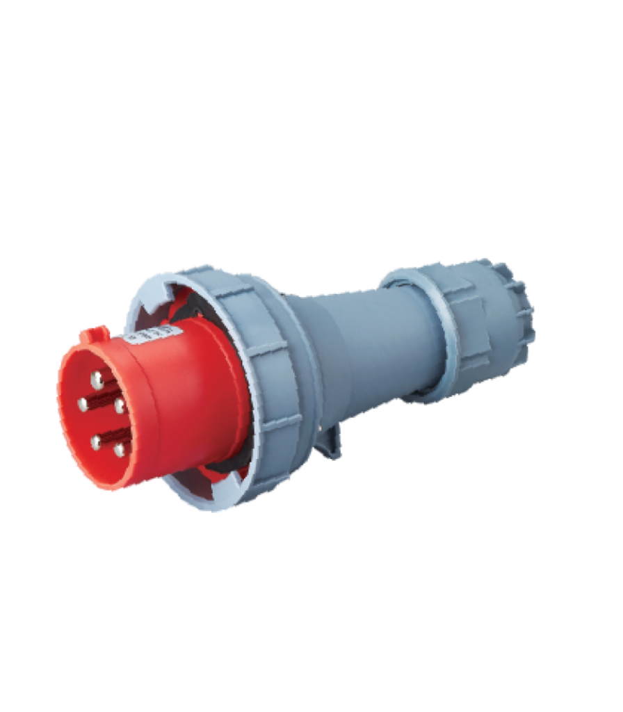 Phích cắm loại di động có kẹp giữ dây 5 cực, 63A, IP67 mã MPN-0352 MPN-0352 MPE