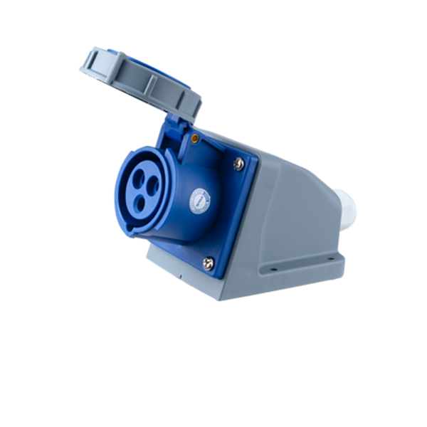 Ổ cắm cố định bắt trên tường 3 cực, 16A, IP67 mã MPN-1132 MPN-1132 MPE