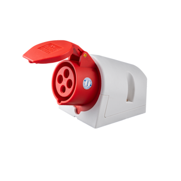 Ổ cắm cố định bắt trên tường 4 cực, 16A, IP44 mã MPN-114 MPN-114 MPE
