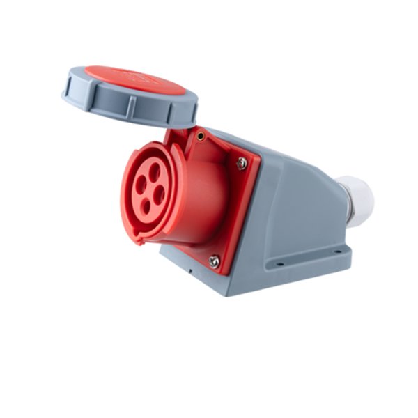 Ổ cắm cố định bắt trên tường 4 cực, 16A, IP67 mã MPN-1142 MPN-1142 MPE