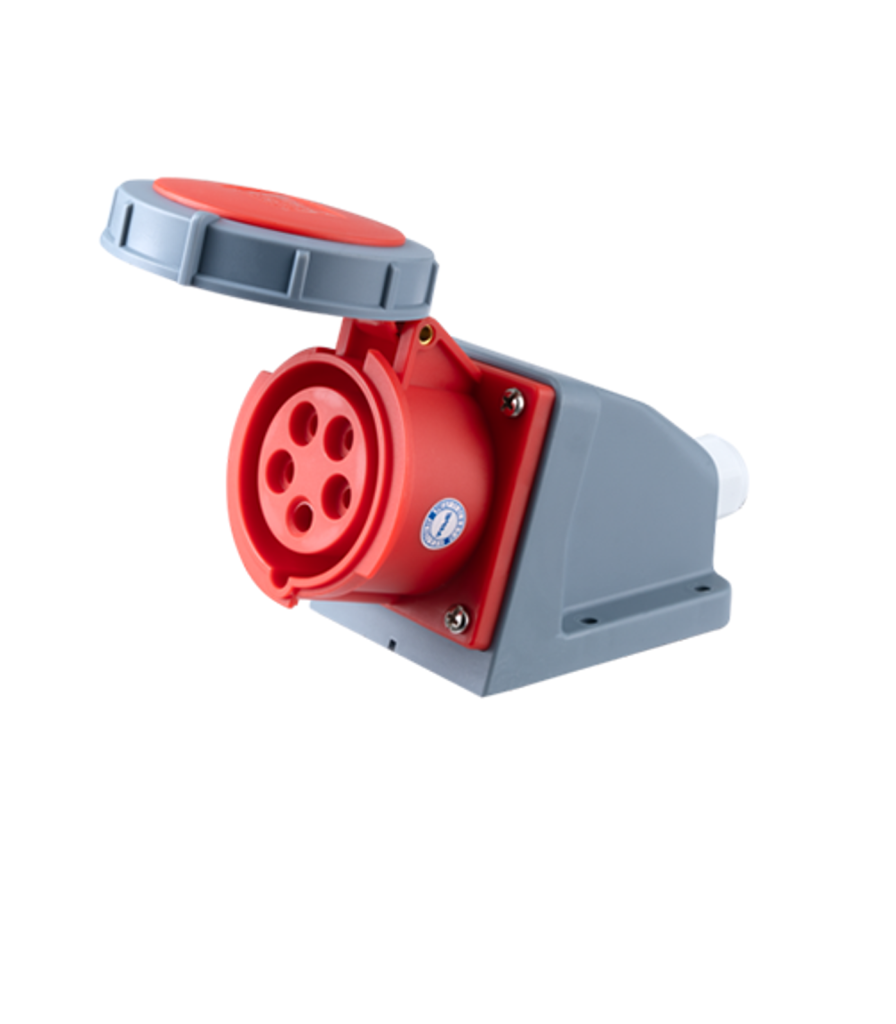 Ổ cắm cố định bắt trên tường 5 cực, 16A, IP67 mã MPN-1152 MPN-1152 MPE