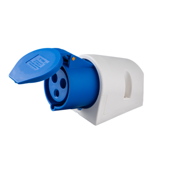 Ổ cắm cố định bắt trên tường 3 cực, 32A, IP44 mã MPN-123 MPN-123 MPE