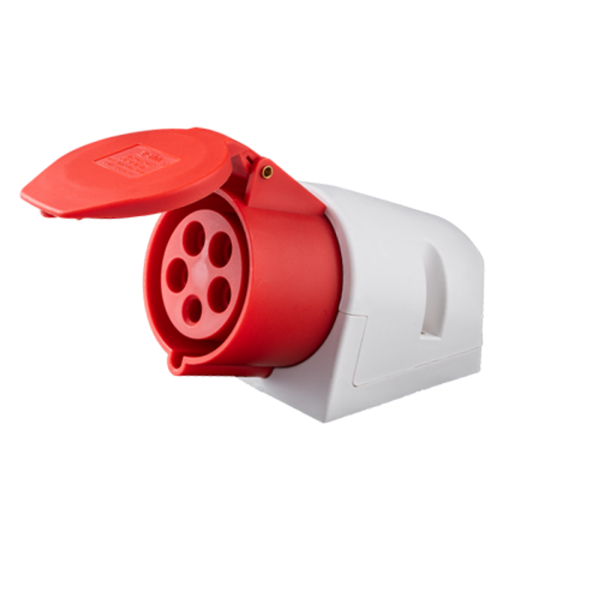 Ổ cắm cố định bắt trên tường 5 cực, 32A, IP44 mã MPN-125 MPN-125 MPE