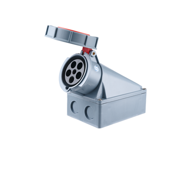 Ổ cắm cố định bắt trên tường 5 cực, 125A, IP67 mã MPN-1452 MPN-1452 MPE