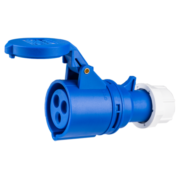 Ổ cắm di động có kẹp giữ dây 3 cực, 16A, IP44 mã MPN-213 MPN-213 MPE