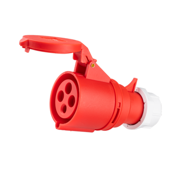 Ổ cắm di động có kẹp giữ dây 4 cực, 32A, IP44 mã MPN-224 MPN-224 MPE