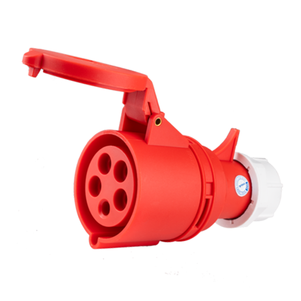 Ổ cắm di động có kẹp giữ dây 5 cực, 32A, IP44 mã MPN-225 MPN-225 MPE