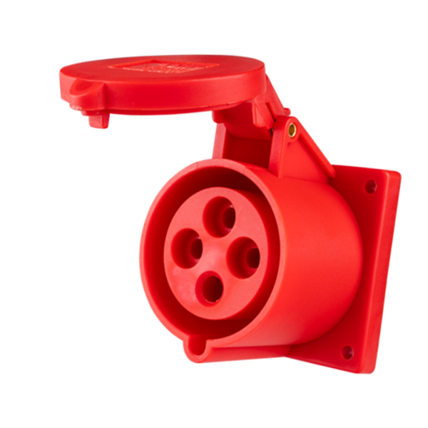 Ổ cắm loại cố định bắt trên bảng điện 4 cực, 16A, IP44 mã MPN-314 MPN-314 MPE