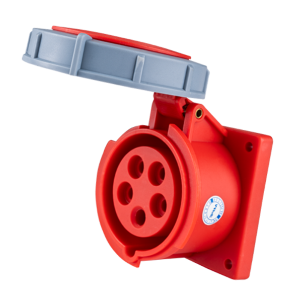 Ổ cắm loại cố định bắt trên bảng điện 5 cực, 16A, IP67 mã MPN-3152 MPN-3152 MPE