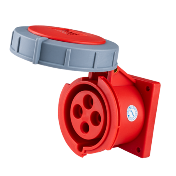 Ổ cắm loại cố định bắt trên bảng điện 4 cực, 32A, IP67 mã MPN-3242 MPN-3242 MPE