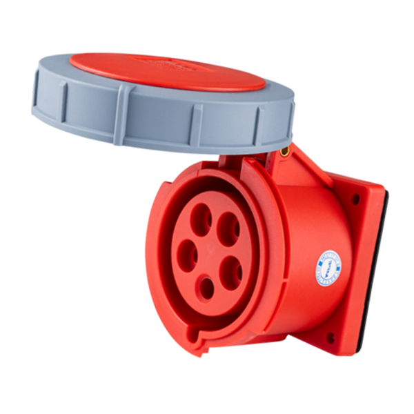Ổ cắm loại cố định bắt trên bảng điện 5 cực, 32A, IP67 mã MPN-3252 MPN-3252 MPE