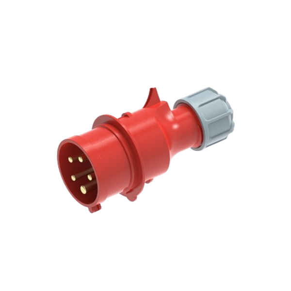 Phích cắm loại di động có kẹp giữ dây 5 cực, 16A, IP44 mã MPN2-015 MPN2-015 MPE