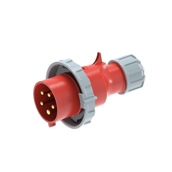 Phích cắm loại di động có kẹp giữ dây 5 cực, 32A, IP67 mã MPN2-0252 MPN2-0252 MPE