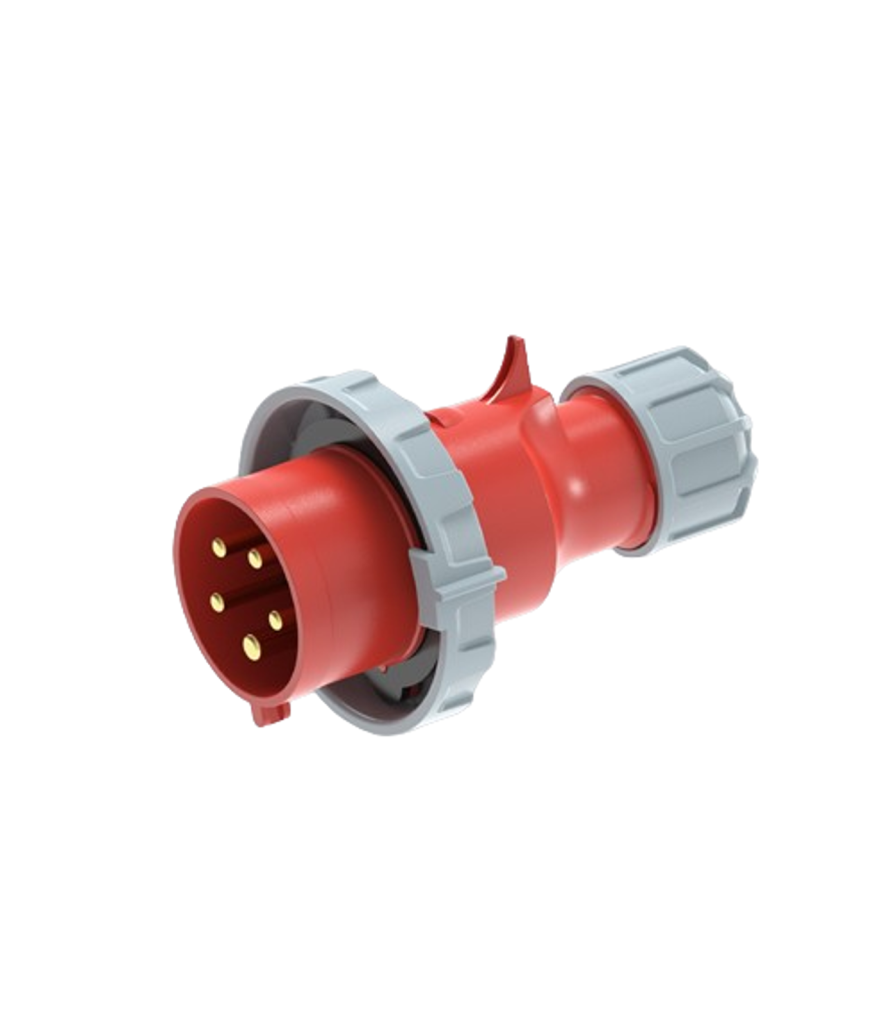 Phích cắm loại di động có kẹp giữ dây 5 cực, 32A, IP67 mã MPN2-0252 MPN2-0252 MPE