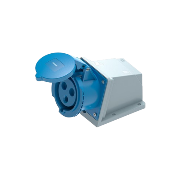Ổ cắm cố định bắt trên tường 3 cực, 32A, IP44 mã MPN2-123 MPN2-123 MPE