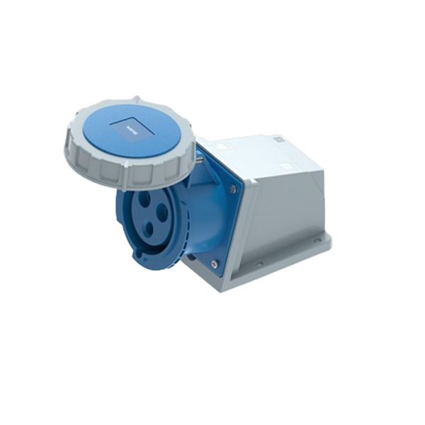 Ổ cắm cố định bắt trên tường 3 cực, 32A, IP67 mã MPN2-1232 MPN2-1232 MPE