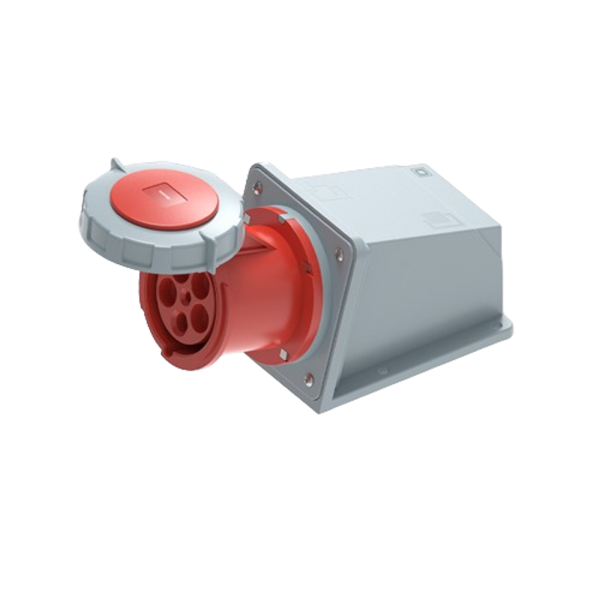 Ổ cắm cố định bắt trên tường 5 cực, 63A, IP67 mã MPN2-1352 MPN2-1352 MPE