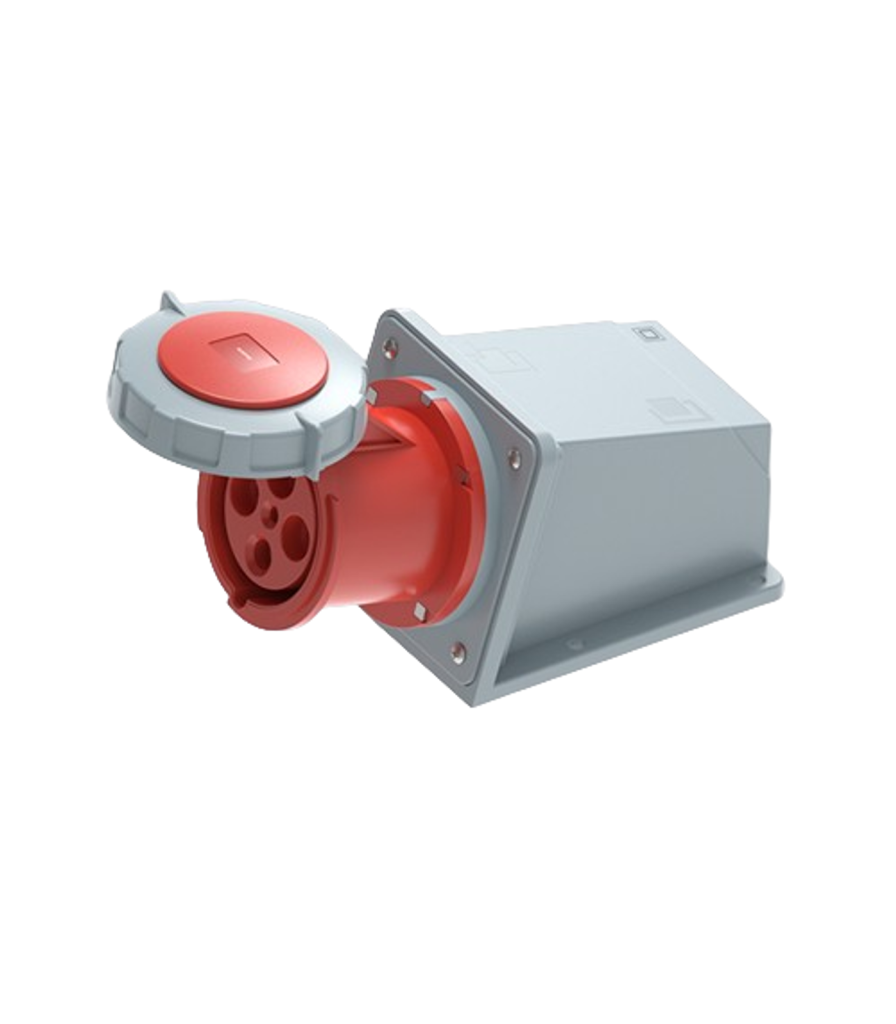Ổ cắm cố định bắt trên tường 4 cực, 125A, IP67 mã MPN2-1442 MPN2-1442 MPE